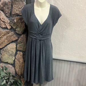 Velvet Charcoal Mini Dress